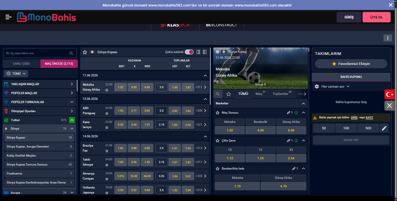 Monobahis Turnuvaları