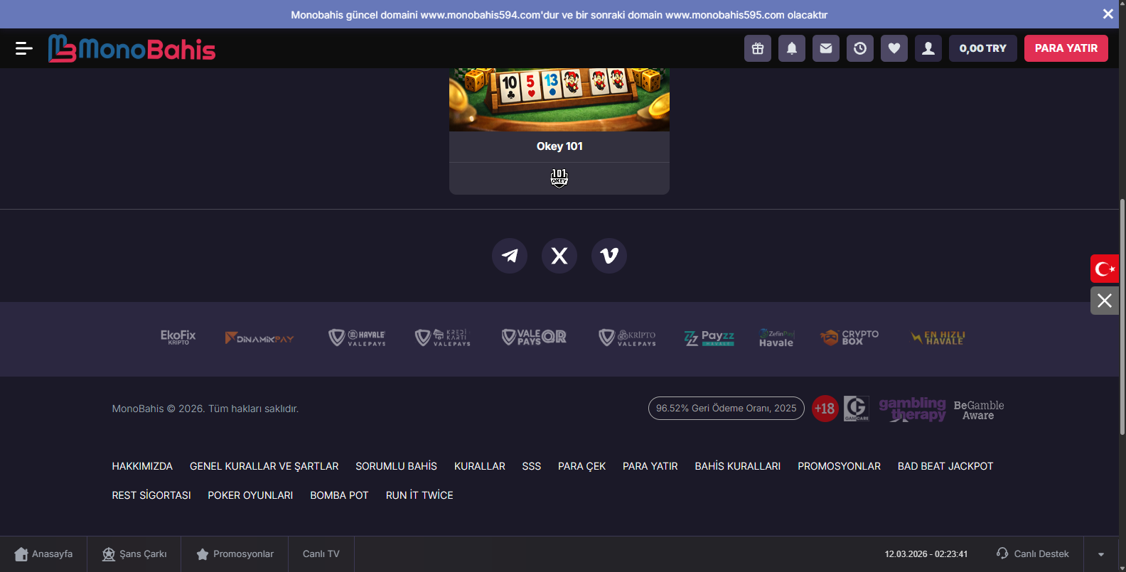 Monobahis Slot Oyunları