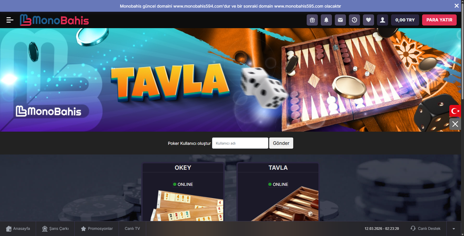 Monobahis Hoş Geldin Bonusu